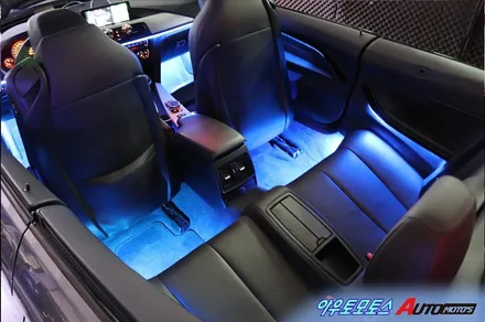 BMW 컨버터블 엠비언트무드등[스마트폰연동]작업으로 분위기대박 변신한내차!!고퀄리티 작업~만나보세요 !! ★ 서울자동차튜닝 아우토모토스 / 서울 중랑구