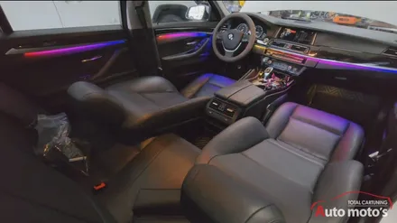 BMW520d 무빙엠비언트 작업후 달라진 내차 실내를 보시죠 ~! / 서울 중랑구