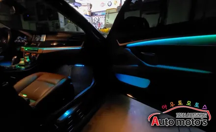 [BMW520D 튜닝 ]▶코더스(CHORDERS) 엠비언트 무드등 ! 여러노래에 따라 적용되는 강력한 음악모드~!한번 감사해보세요 ^^ 드라이브진정깡패!! 입니다 ^^ / 서울 중랑구