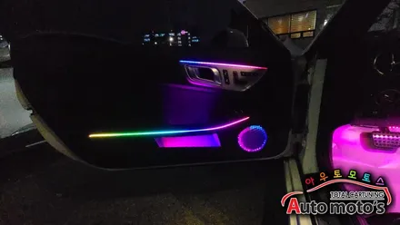 벤츠 SLK200 코더스엠비언트 무드등으로 !! 야간드라이브 갈맛이납니다 ^^[ 아우토모토스 ] / 서울 중랑구