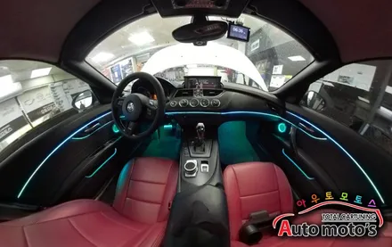 BMW  Z4 코더스엠비언트시공으로 드라이브할때 분위기UP!감성UP !!고퀄리티작업으로 만나보시죠 ^^ / 서울 중랑구