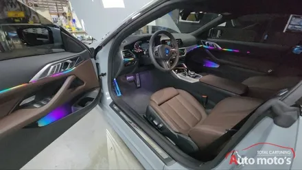 BMW 420i 컨버터블 코더스엠비언트 작업으로 윈드디플렉터까지 완벽하고 감성적인 실내공간으로 변신했습니다.[서울자동차튜닝 아우토모토스] / 서울 중랑구
