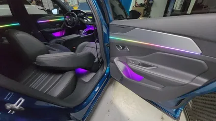 푸조408 무빙엠비언트 시공 후기\