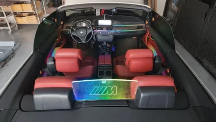 BMW335i컨버터블 코더스엠비언트로 윈드디플렉터까지 예쁘게 시공되어진 내차를 보시죠 ^^ / 서울 중랑구