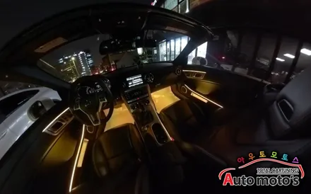 벤츠 SLK200 코더스엠비언트 무드등으로 !! 야간드라이브 갈맛이납니다 ^^[ 아우토모토스 ] / 서울 중랑구