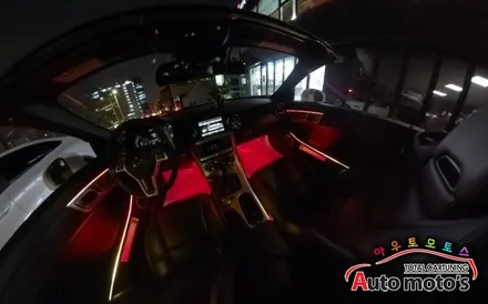 벤츠 SLK200 코더스엠비언트 무드등으로 !! 야간드라이브 갈맛이납니다 ^^[ 아우토모토스 ] / 서울 중랑구
