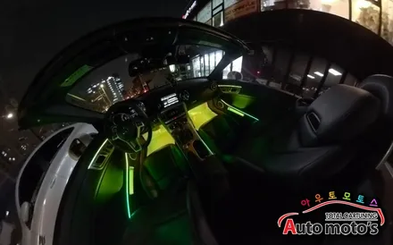 벤츠 SLK200 코더스엠비언트 무드등으로 !! 야간드라이브 갈맛이납니다 ^^[ 아우토모토스 ] / 서울 중랑구