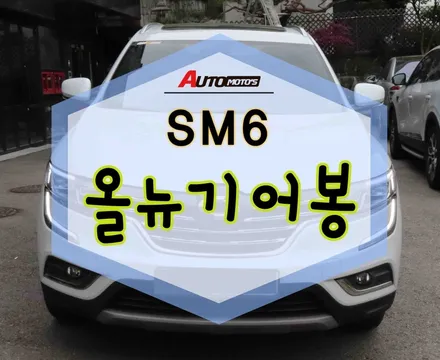 ★자동차튜닝★SM6 올뉴기어봉 (편한그립감) 장착 §§아우토모토스§§ / 서울 중랑구