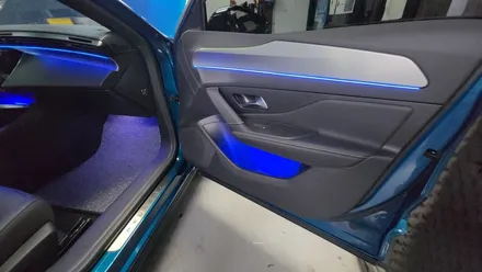 푸조408 무빙엠비언트 시공 후기\