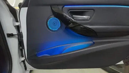 BMW320D 코더스엠비언트 (무빙엠비언트) 로 꾸며진 내차실내 핫합니다 ^^[아우토모토스] / 서울 중랑구