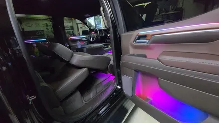 GMC시에라 무빙엠비언트 작업후기 \