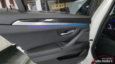 BMW520d 무빙엠비언트 작업후 달라진 내차 실내를 보시죠 ~! / 서울 중랑구