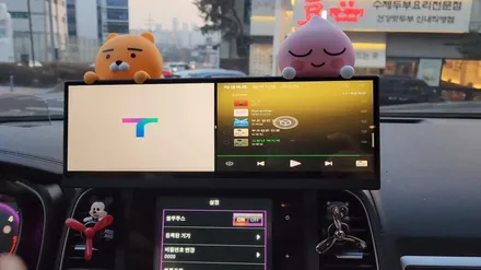QM6 m14모니터 + M22안드로이드셋탑 장착후기 \