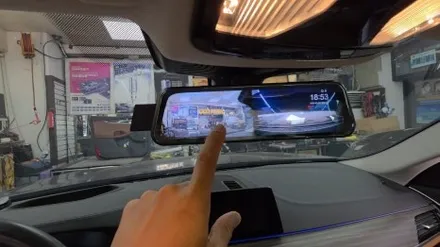 BMW 530e 룸미러 블랙박스 & 보조배터리 장착 / 서울 중랑구