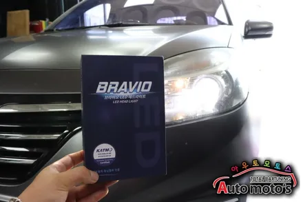 [ QM5튜닝 ] ▶샤크안테나(르노순정)▶브라비오LED(합법인증 전조등) 작업했습니다 ~!! / 서울 중랑구