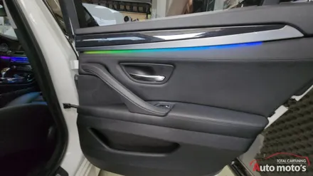 BMW520d 무빙엠비언트 작업후 달라진 내차 실내를 보시죠 ~! / 서울 중랑구