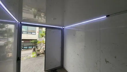 탑차 택배차 화물칸 LED바 조명LED 설치로 야간에도 환하게 일합니다. / 서울 중랑구