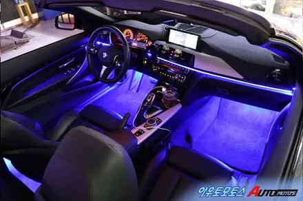 BMW 컨버터블 엠비언트무드등[스마트폰연동]작업으로 분위기대박 변신한내차!!고퀄리티 작업~만나보세요 !! ★ 서울자동차튜닝 아우토모토스 / 서울 중랑구