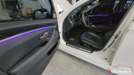 BMW520d 무빙엠비언트 작업후 달라진 내차 실내를 보시죠 ~! / 서울 중랑구