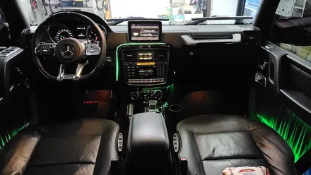 벤츠 지바겐 G63 AMG 코더스엠비언트 작업 ▶ 내취향에 따라 개성있는 실내무드등 연출이 가능한 코더스엠비언트 감성튜닝끝판왕 !!보시죠 ^^§서울자동차튜닝 아우토모토스§ / 서울 중랑구