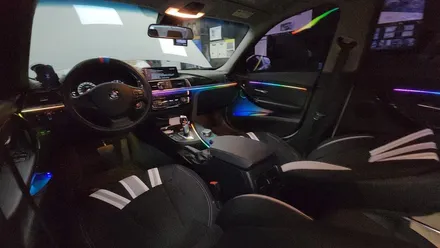 BMW320D 코더스엠비언트 (무빙엠비언트) 로 꾸며진 내차실내 핫합니다 ^^[아우토모토스] / 서울 중랑구