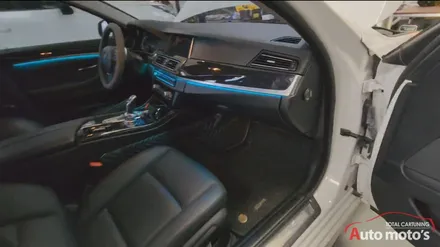 BMW520d 무빙엠비언트 작업후 달라진 내차 실내를 보시죠 ~! / 서울 중랑구
