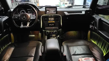 벤츠 지바겐 G63 AMG 코더스엠비언트 작업 ▶ 내취향에 따라 개성있는 실내무드등 연출이 가능한 코더스엠비언트 감성튜닝끝판왕 !!보시죠 ^^§서울자동차튜닝 아우토모토스§ / 서울 중랑구