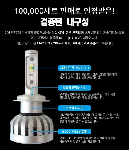 ★QM6튜닝★ 제라이트 전조등 설치작업했습니다 국산3570LED패키지적용/자동차튜닝협회인증/뛰어난시인성을갖춘 전조등 !! / 서울 중랑구