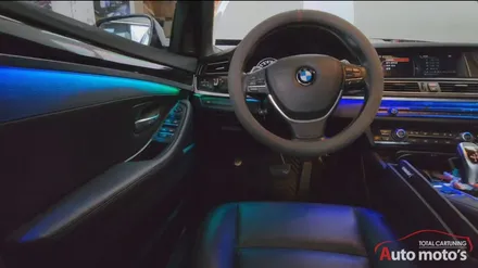 BMW520d 무빙엠비언트 작업후 달라진 내차 실내를 보시죠 ~! / 서울 중랑구