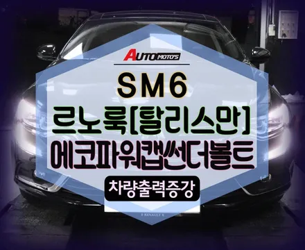 ★자동차튜닝★SM6탈리스만룩으로 내차의 외관이 너무 세련되어졌네요^^에코파워캡썬더볼트로 내차출력까지 강화하니 너무 좋아요^^[서울튜닝/국산차 수입차튜닝전문점]§§아우토모토스§§ / 서울 중랑구