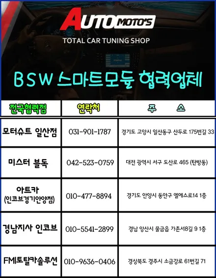 ★자동차튜닝★QM6 BSW스마트모듈로 사각지대BSW부저음햅틱기능+주차360도초근접센서햅틱기능+후깜기능+도어언락기능 완벽한 변화!!대박이빈다[서울튜닝 국산차수입차전문]§아우토모토스§ / 서울 중랑구