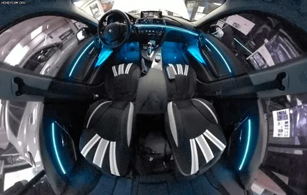 BMW320D 코더스엠비언트 (무빙엠비언트) 로 꾸며진 내차실내 핫합니다 ^^[아우토모토스] / 서울 중랑구