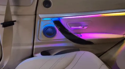 BMW520d 무빙엠비언트무드등 작업후기  \