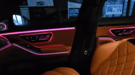벤츠s500 W223 엑티브 무빙엠비언트 작업후기 / 벤츠 / S-클래스 W223 / 서울 중랑구
