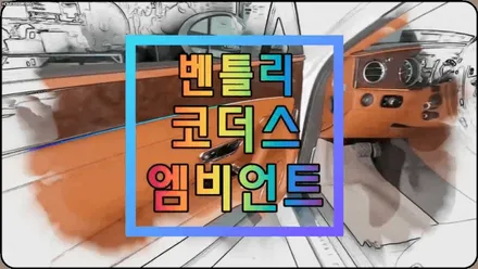 벤틀리 코더스엠비언트작업 ▶ 운전석 조수석 도어 + 대시보드 + 1열2열풋등 + 1열2열도어수납 시공 !! [아우토모토스] / 서울 중랑구