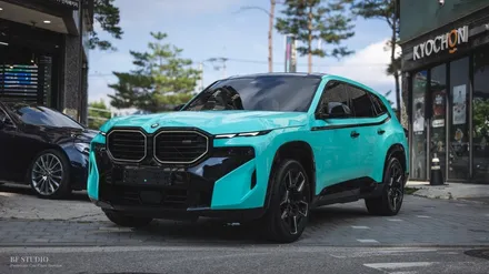 [하남 PPF 전문] 국내 1대뿐인 BMW XM - CYS 티파니블루 컬러PPF 시공! 랩핑+PPF를 동시에! / 하남시 덕풍동