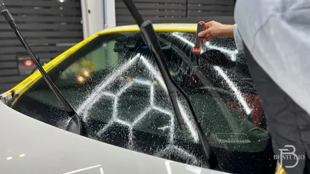 전면유리 보호를 위한 고성능 윈드 쉴드! - C63 AMG 하남 윈드쉴드 엑소쉴드 GT3 / 하남시 덕풍동