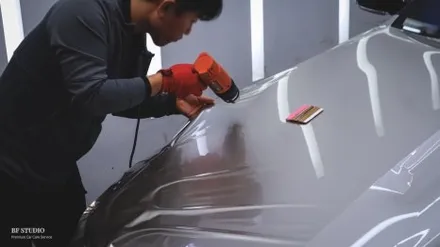 하남 BMW 7시리즈 750e 샴페인 골드 투톤 랩핑으로 더욱 고급스럽게! [BF스튜디오, 하남PPF, 하남랩핑] / 하남시 덕풍동