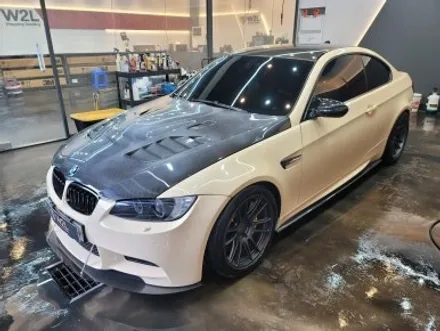 BMW E92 M3 LB필름 스톰 옐로우 전체랩핑 시공기 : 수원 용인 동탄 기흥 W2L / 용인시 기흥구 고매동