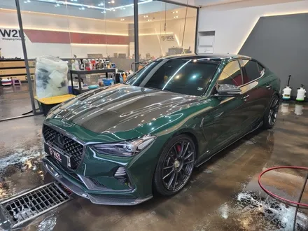 제네시스 G70 LB필름 SC042 전체랩핑 시공기 : 수원 용인 동탄 기흥 전체랩핑 W2L / 용인시 기흥구 고매동