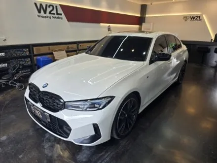 BMW M340i 에이버리 사틴 블랙 락그레이 전체랩핑 시공기 : 수원 용인 동탄 기흥 전체랩핑 W2L / 용인시 기흥구 고매동