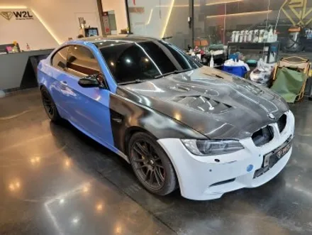 BMW E92 M3 LB필름 스톰 옐로우 전체랩핑 시공기 : 수원 용인 동탄 기흥 W2L / 용인시 기흥구 고매동
