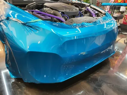 스팅어 3M Gloss Atomoic Teal  전체랩핑 시공 / 용인시 기흥구 고매동