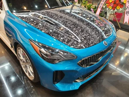스팅어 3M Gloss Atomoic Teal  전체랩핑 시공 / 용인시 기흥구 고매동