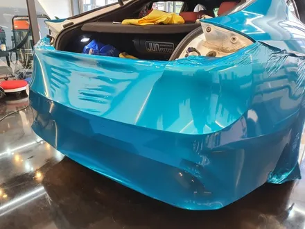 스팅어 3M Gloss Atomoic Teal  전체랩핑 시공 / 용인시 기흥구 고매동