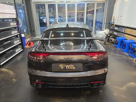 기아 스팅어 autovelvet GT실버 전체랩핑 시공기 : 수원 용인 동탄 기흥 전체랩핑 W2L / 용인시 기흥구 고매동