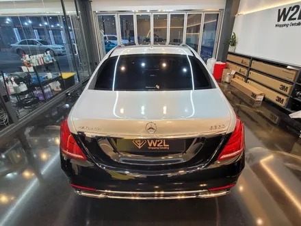 벤츠 S560 마이바흐 에이버리 유광실버 투톤 랩핑 시공기 : 동탄 랩핑 W2L / 용인시 기흥구 고매동