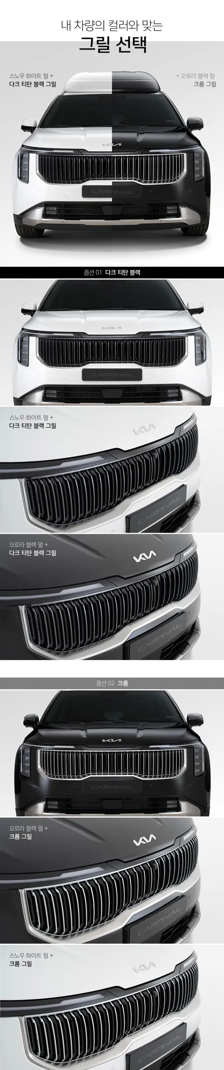 신형 카니발 그릴 튜닝 분위기 확 달라짐 / 천안시 업성동