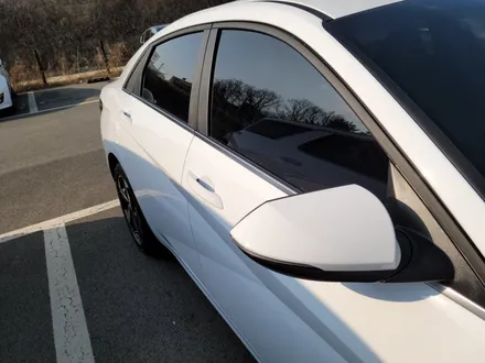 아반떼 썬팅 추천 비반사 필름은 레인보우 I90 / 천안시 업성동