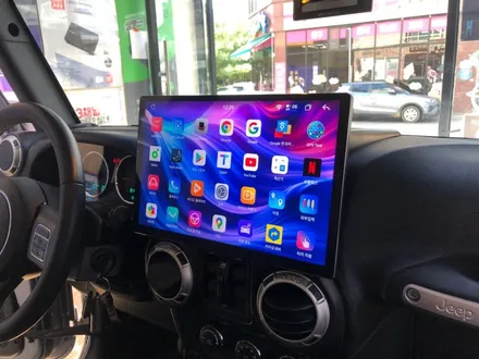 JEEP 랭글러 13인치 안드로이드 올인원 AHD 후방카메라